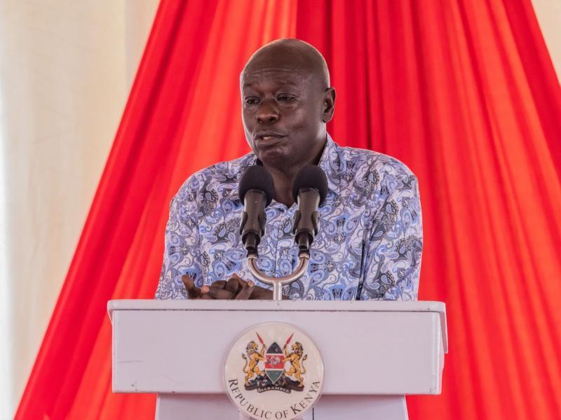 File image of Deputy President Rigathi Gachagua.